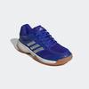 Hallenschuh ADIDAS PERFORMANCE "SPEEDCOURT IN KIDS", Gr. 38, blau (lucid blau, silber metallic, gum10), Textil, Synthetik, sportlich, Schuhe, geeignet für jeden Hallensport