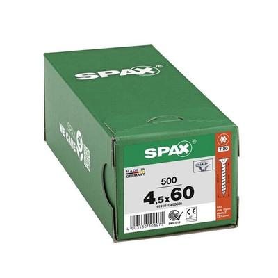 SPAX Universalschrauben T20 Senkkopf WIROX 4,5 x 60 mm 500 Stück