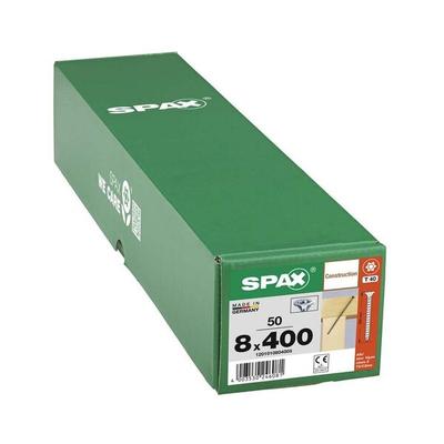 SPAX Holzbauschrauben T40 Senkkopf WIROX 8 x 400 mm 50 Stück