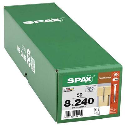 SPAX Holzbauschrauben T40 Senkkopf WIROX 8 x 240 mm 50 Stück Image