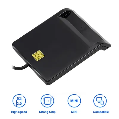 USB Smart Card Reader Stable Operation Reliable Simplicity for DNIE ATM CAC IC ID SIM Card Cloner