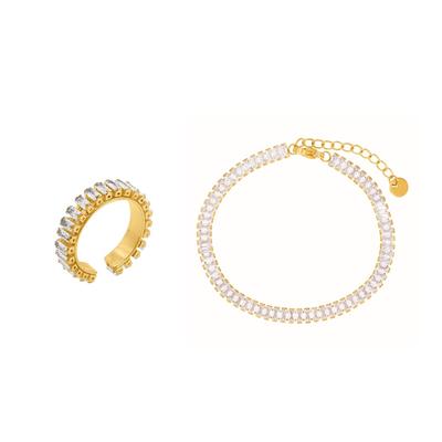 Heideman - Set Elara goldfarben Schmuck-Set 1 ct Damen