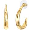 Lulu & Jane Creolen aus Metall in Gelbgold 26,4 mm Damen