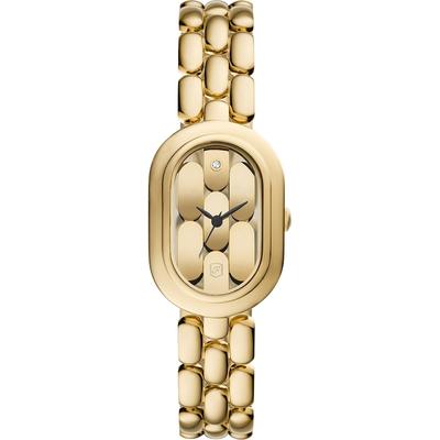 Fossil Damenuhr Edelstahl gold Damen Image