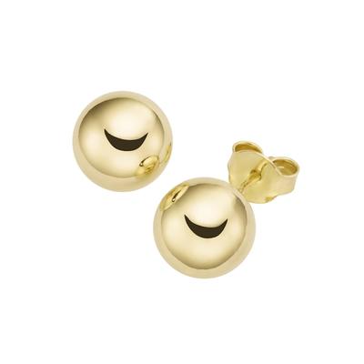 Smart Jewel - Ohrstecker Kugeln, Silber 925 Ohrringe 1 ct Gold