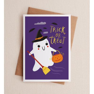 1-800-Flowers Everyday Gift Delivery Ghost Trick Or Treat Halloween Greeting Card