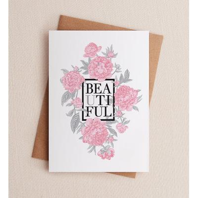 1-800-Flowers Flower Delivery Beautiful Rose Just Because Greeting Card