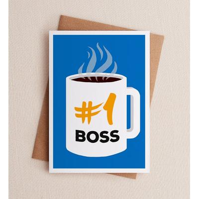 1-800-Flowers Seasonal Gift Delivery Coffee Mug Boss's Day Greeting Card