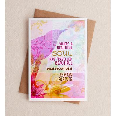 1-800-Flowers Everyday Gift Delivery Beautiful Memories Remain Sympathy Greeting Card