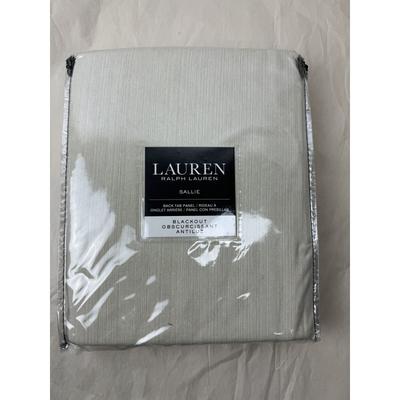 Ralph Lauren Accents | Lauren Ralph Lauren Sallie Blackout Curtain Panel - 54x63” - Linen - 1 Panel | Color: Black | Size: 54 X 63 In