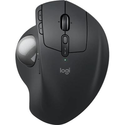 LOGITECH Gaming-Maus "MX Ergo S Advanced Wireless Trackball - GRAPHITE EMEA28-935" Computer-Mäuse grau (graphite)