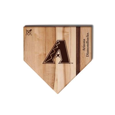 MLB 12-Inch Wooden Home Plate Cutting Board, Arizona Diamondbacks