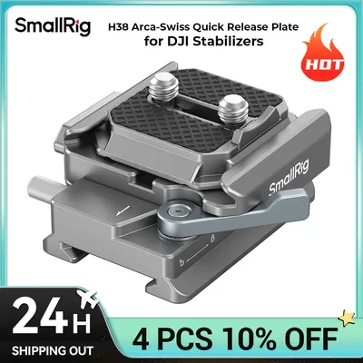 SmallRig Quick Release Plate for Arca, for DJI RS 4/RS 4 Pro/RS3/RS 3 Pro/RS 3 Mini/ RS 2, for DJI RS 4 Quick Release Mount