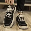 Mann Schuh schwarz Sommer Freizeit schuhe für Männer klobige Wandern Erwachsene Mode 2024 Freizeit