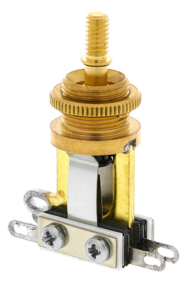 Switchcraft Short Toggle Switch Brass