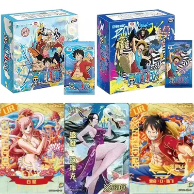 Echte One Piece Karte Marineford War Fishman Island Arc Ruffy Kaiserin Nami Zoro Anime Peripherie Sammlung Karten Spielzeug Geschenke Image