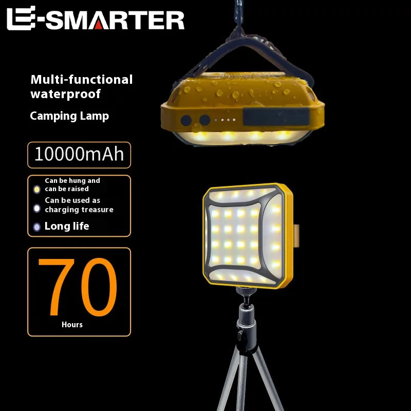 Multifunktion ale Outdoor-Camping leuchte wiederauf ladbare LED tragbare Camping leuchte wasserdichte tragbare Zelt laterne Image