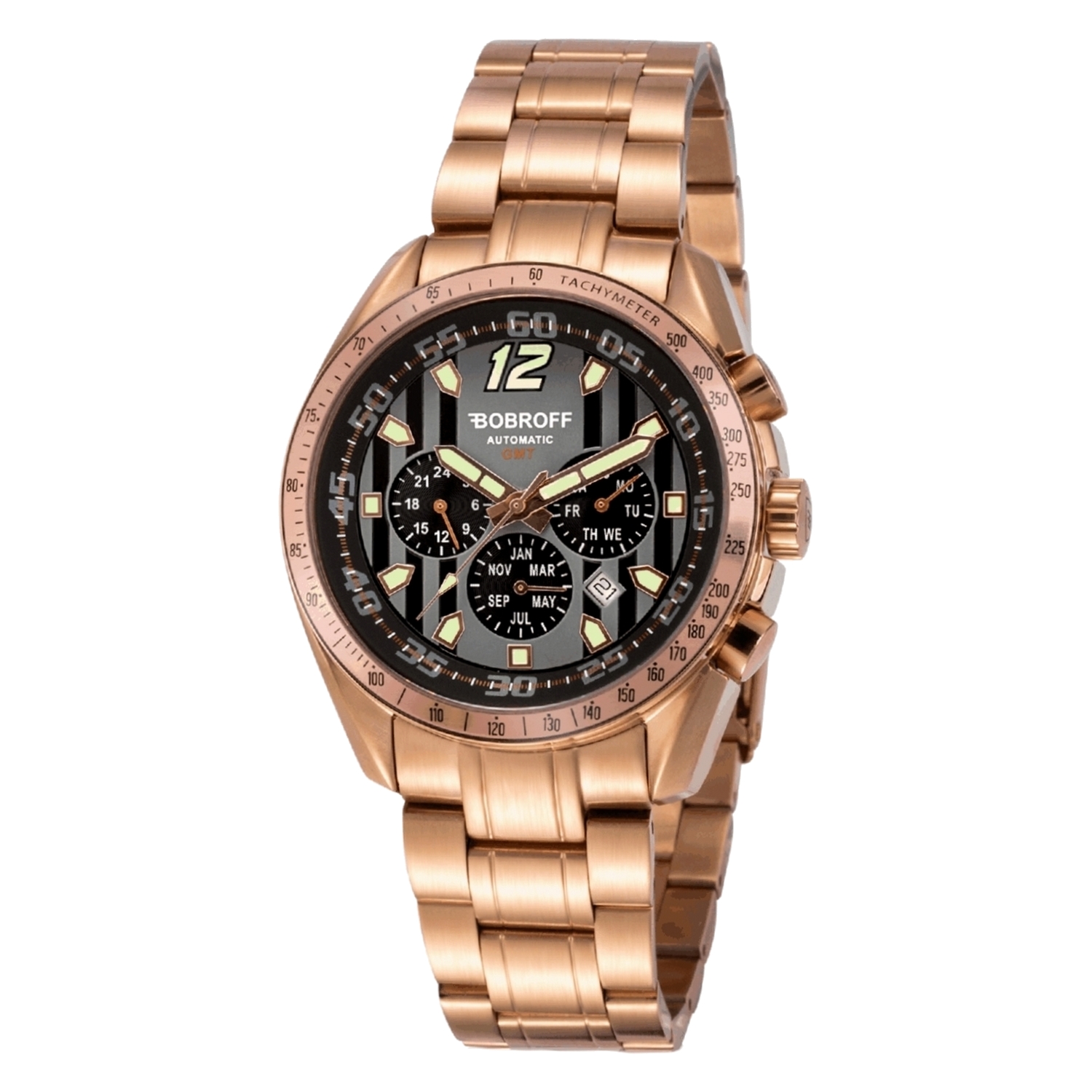 Bobroff Herrenuhr Automatique Rosegold Image