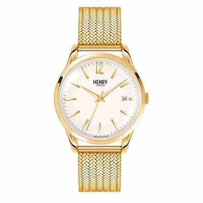 Henry London Unisex-Uhr Quartz Gold Image