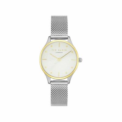 Ted Baker Damenuhr Quartz Silber Gold