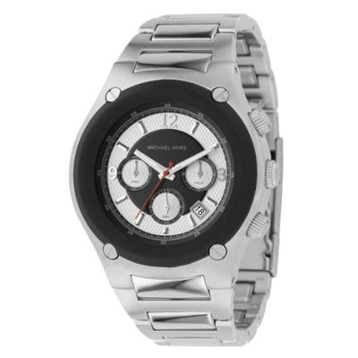 Michael Kors Herrenuhr Quartz Silber Schwarz