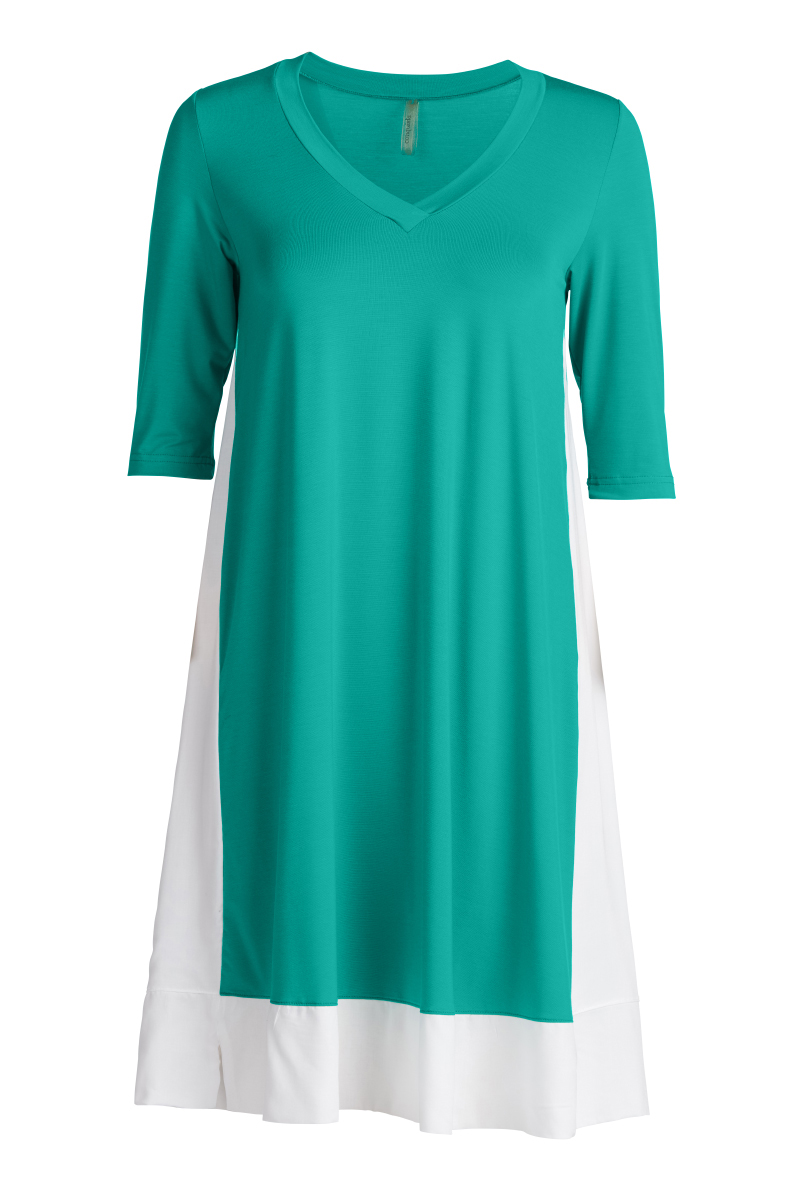 Jersey-Kleid in A-Linie
