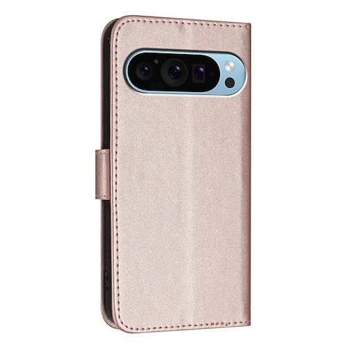Handy Hülle Handyhüllen Für Pixel 9 Pro Pixel 9 Pro XL Pixel 8 Pro Pixel 8 Pixel 9 Pixel 7 Pixel 7 Pro Pixel 6 Pixel 6 Pro Flip-Cover mit Halterung mit Handschlaufe Kartenschlitz Retro TPU PU-Leder