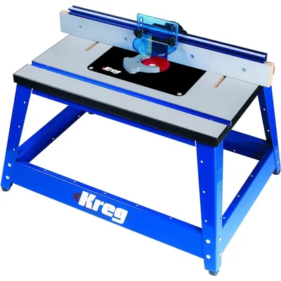 PRS2100 Bench Top Router Table Premium Carpentry Tools: The 16-inch tall routing table and standard