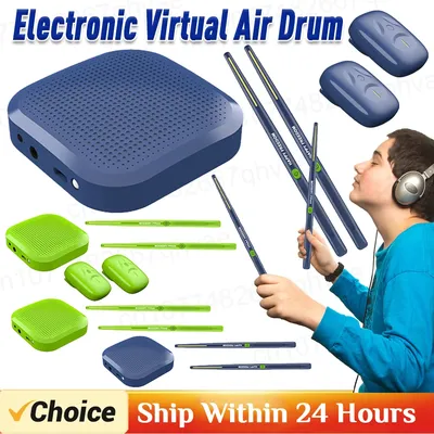 Portable Somatosensory Drum Air Electronic Drum Simulation Drums Virtual Drum Set Drum Kit for