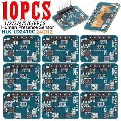 HLK-LD2410C Human Presence Sensor 5-12V 24Ghz Millimeter Wave Radar Sensor Module High Sensitivity