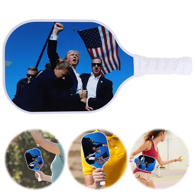 Donald Trump Pickleball Paddle Fiberglass Trump Shot Assassination Attempt Pickleball Paddle