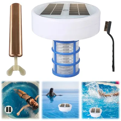 Cleaning Tools Solar Pool Cleaner Solar Powered Pool Ionizer Cleaner Swimming Pool SPA Fountain