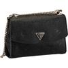 Guess Umhängetasche Cresidia CNVRTBLE Black Schwarz Damen