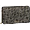 Michael Kors Handtasche Jet Set Medium Flap Chain MK SIG Black/Gold Schwarz Damen