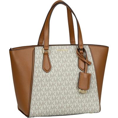 Michael Kors Handtasche Taryn Small Convertible MK SIG Vanilla/Acorn Nude Damen Image