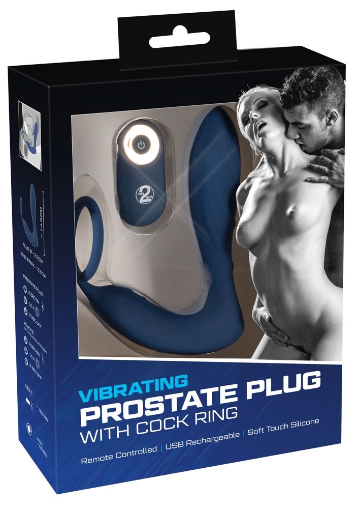 You2Toys - Plug anale con anello fallico 1 pz Vibratore