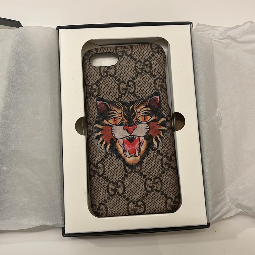 Gucci Cell Phones & Accessories | Used Gucci Cell Phone Case | Color: Brown | Size: Os