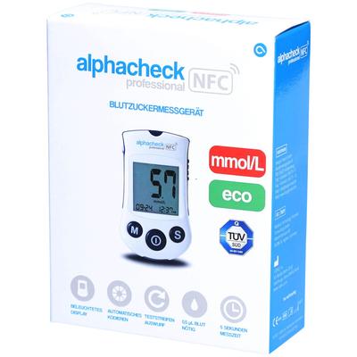 Alphacheck professional Blutzuckerm.mmol/l eco 1 St Image