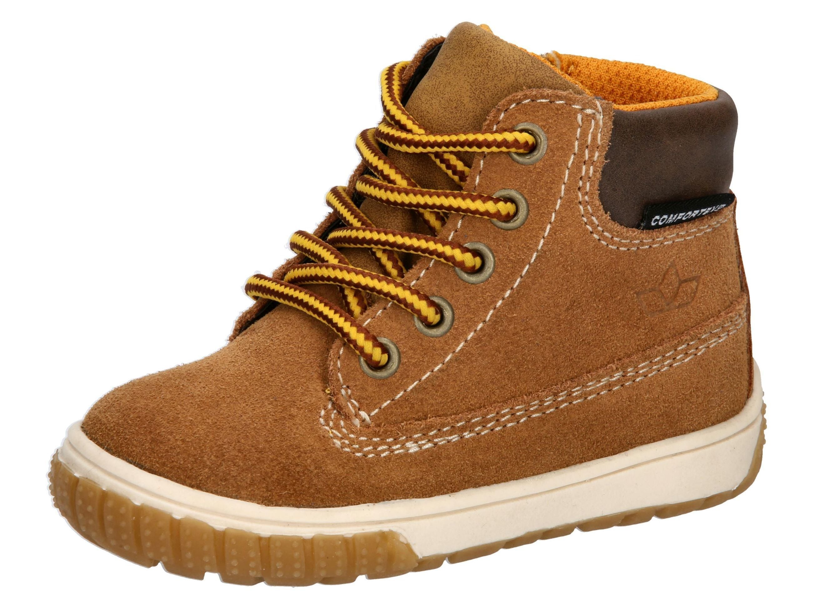 Lauflernschuh LICO "Lauflernschuh Fridolin", Kinder, Gr. 21, braun, Veloursleder, Schuhe Image