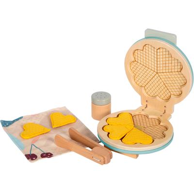 Kinder-Waffeleisen SMALL FOOT "tasty", bunt, Spielzeug-Haushaltsgeräte, KinderB:16cm H:5,5cm T:18cm, Holz, Metall, Polyester, aus Holz, B:16cm H:5,5cm T:18cm Image