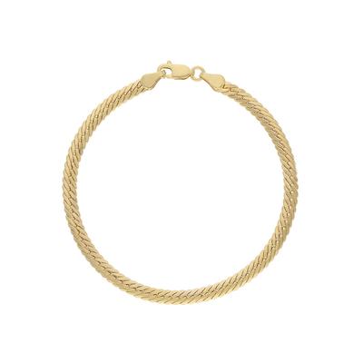 Armkette FIRETTI "Schmuck Geschenk Gold 375 Armschmuck Armband Goldarmband Panzerkette" Gr. 19, gold (gelbgoldfarben), Armbänder, Damen, 19, Gelbgold 375 Image