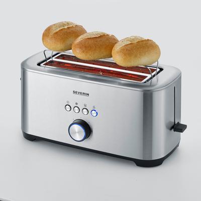 SEVERIN Toaster "AT 2621" gebürstet / silber