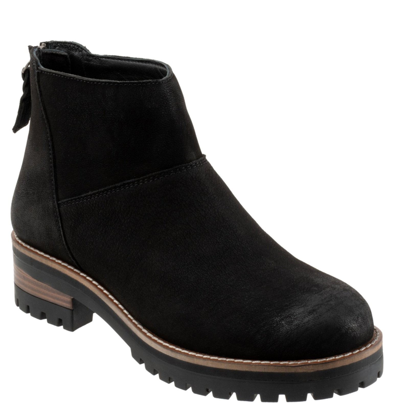 Softwalk Elmhurst - Womens 9 Black Boot Medium