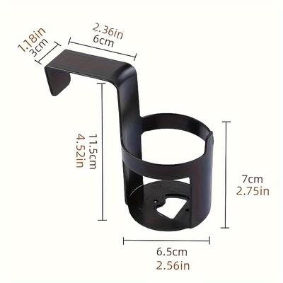 TEMU 1pc Plastic Hanging Cup Holder, Universal Car Interior Cup Holder, Hand Soap Bottle Stand, Bathroom Accessories, Cup Holder