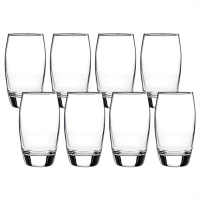 TEMU 2024 Hot Sail Drinking Glasses, 16 Ounces, Set Of 8