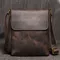 Sac à bandoulière marron vintage pour homme, cuir véritable, sac initié décontracté, design de mode, sac à bandoulière pour iPad et téléphone, 7.9 pouces