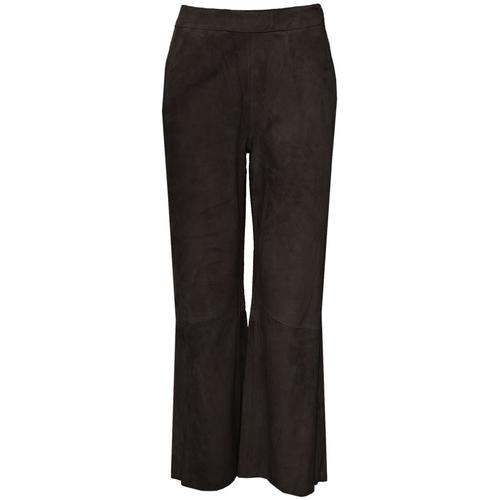 Maze Lederhose Damen grau, S