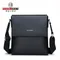 FEIDIKABOLO haute qualité en cuir de vache hommes sac à bandoulière nouvelle mode Simple 2 tailles noir décontracté unique épaule sac de messager