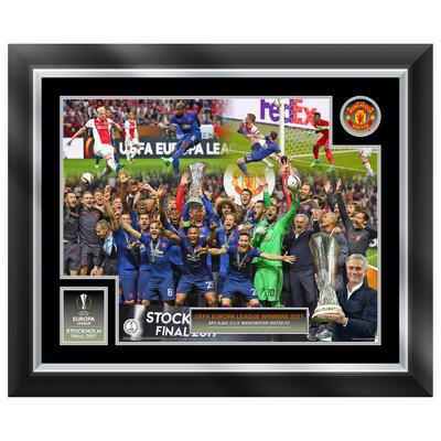 Manchester United Europa League 2017 Final Celebration, gerahmter Druck – 50,8 x 40,6 cm Image