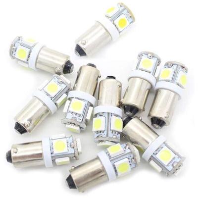 10 Stück 5SMD 5050 led T11 BA9S Weiß T4W 182 1445 H6W 53 Auto-Anzeigeleuchten Glühbirne Keillampe